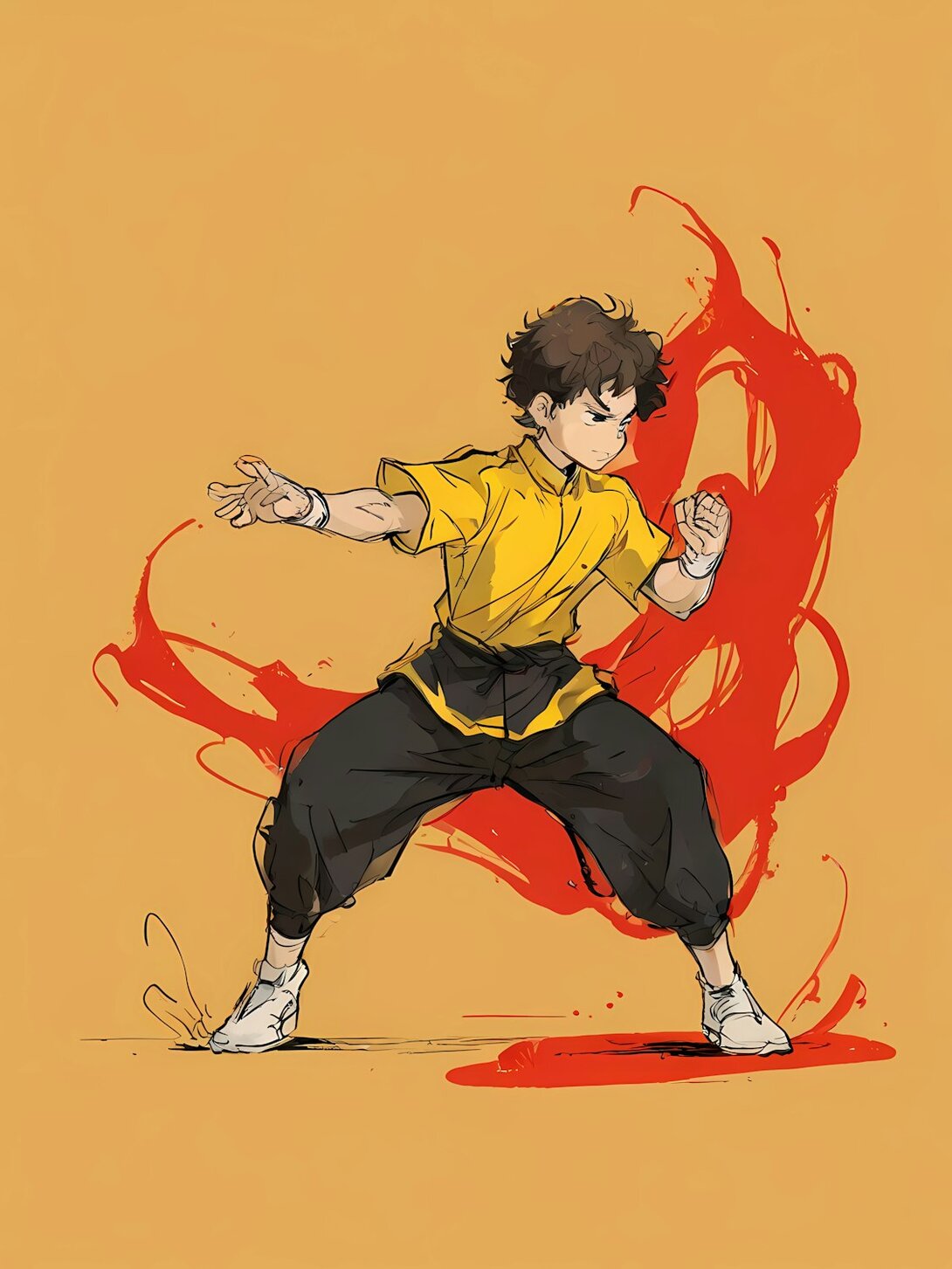 Bambini che si allenano a Kids Kung Fu con l’insegnante